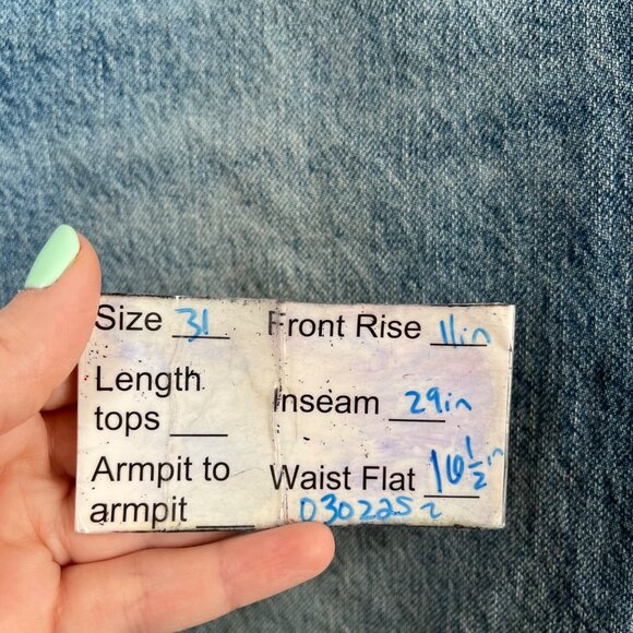 Reformation Jeans Womens Liza High Straight Button Fly Jean Size 31 - Picture 11 of 13